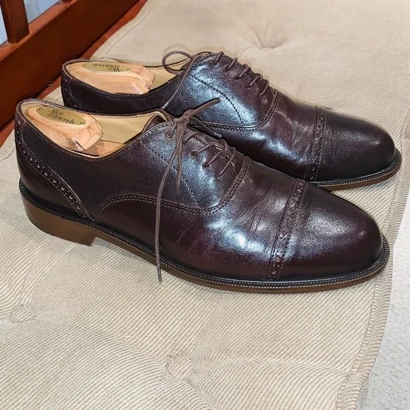 Alfani Leather Oxford Shoe. - Picture 4 of 13